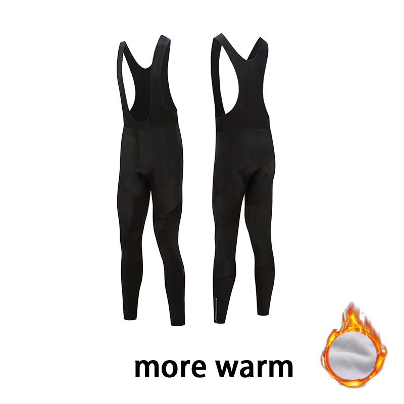 Race Bib - Winter Cycling Pants 2025 Classic Black