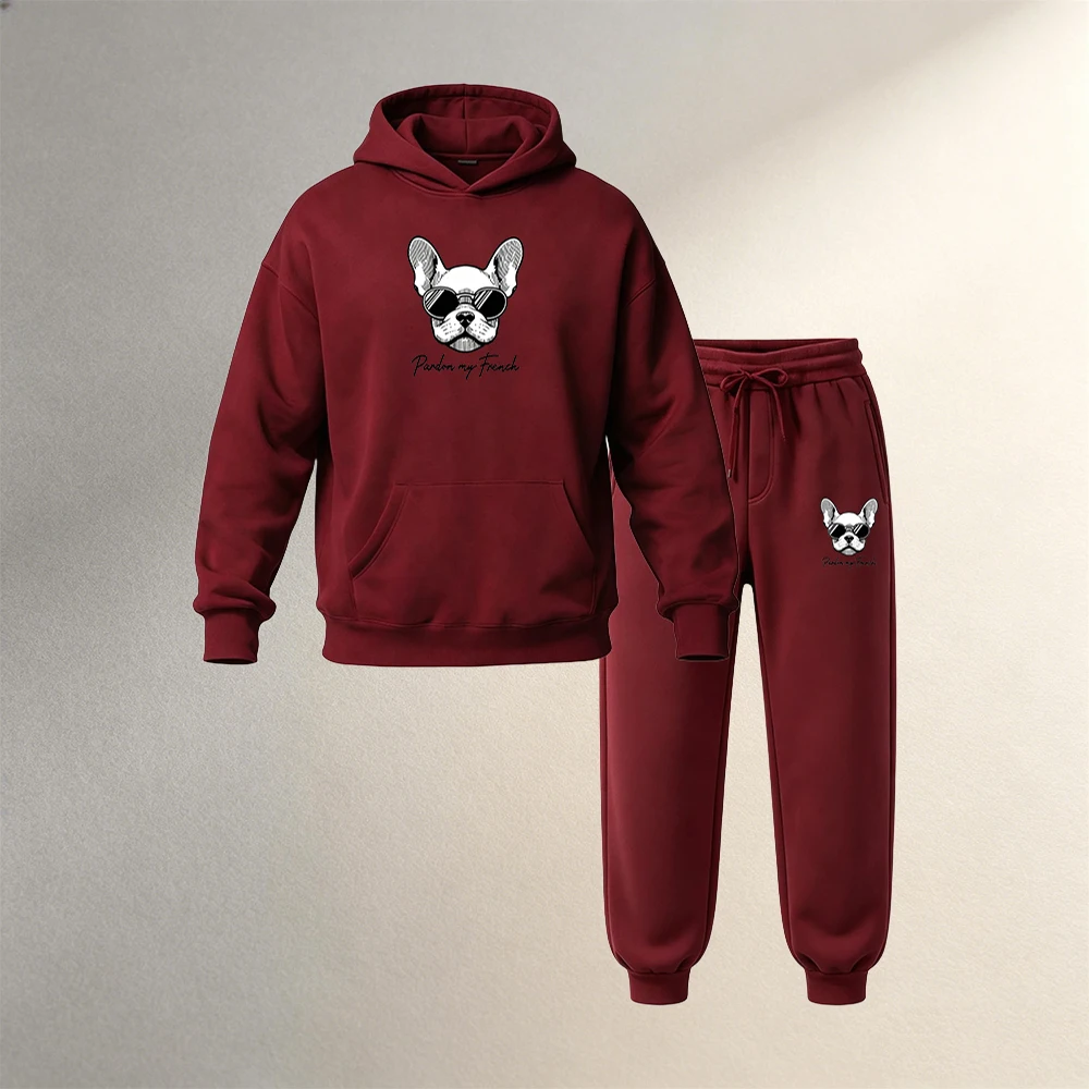 Joggers Pants - Men's Clothing Hoodies Sets 2 Pieces