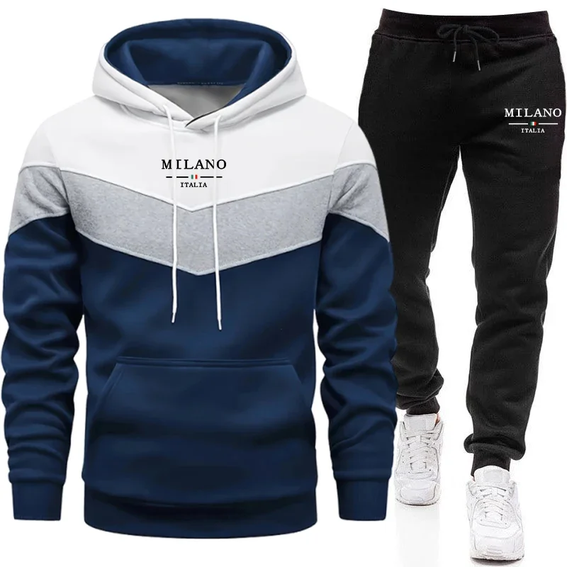 Joggers Pants - Male Urban Trend Warm Pullover Tracksuit
