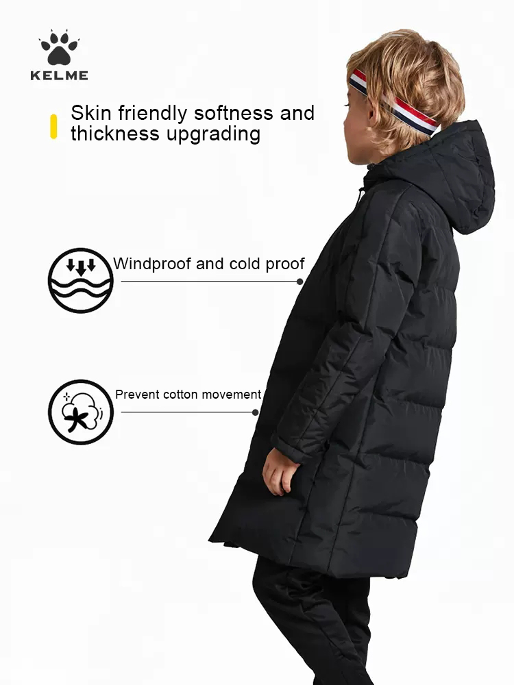 KELME Kid Winter Jacket Long S - Running Gear Kids recension och pris
