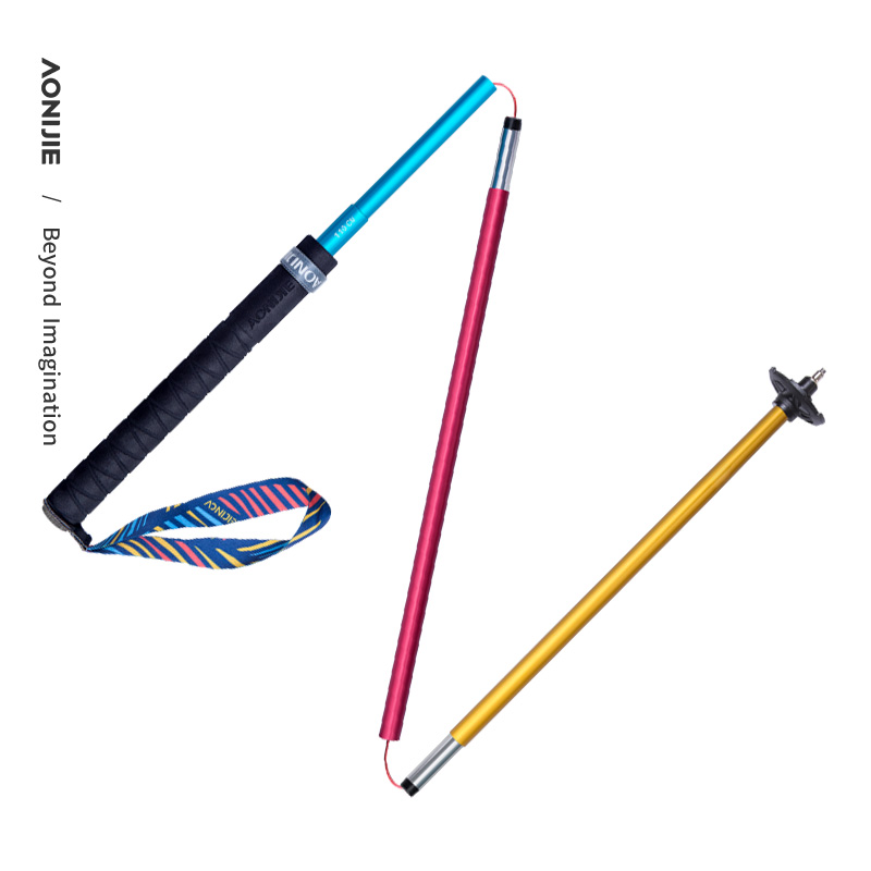 2pcs AONIJIE New Folding Outdo - Trekking Pole Carbon recension och pris