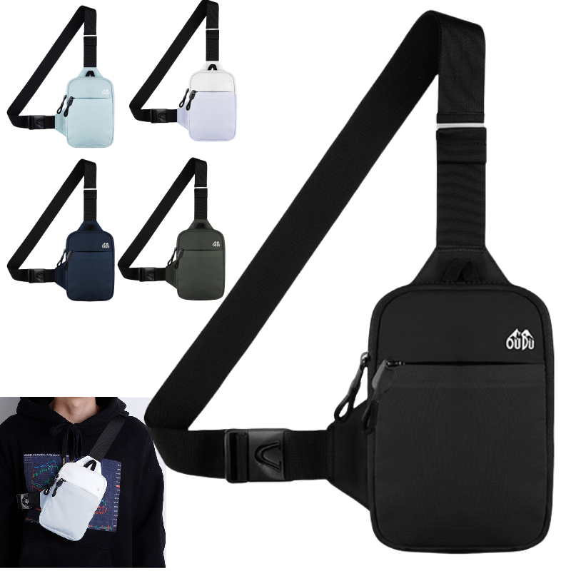 Casual Men Shoulder Chest Bag  - Running Belt recension och pris