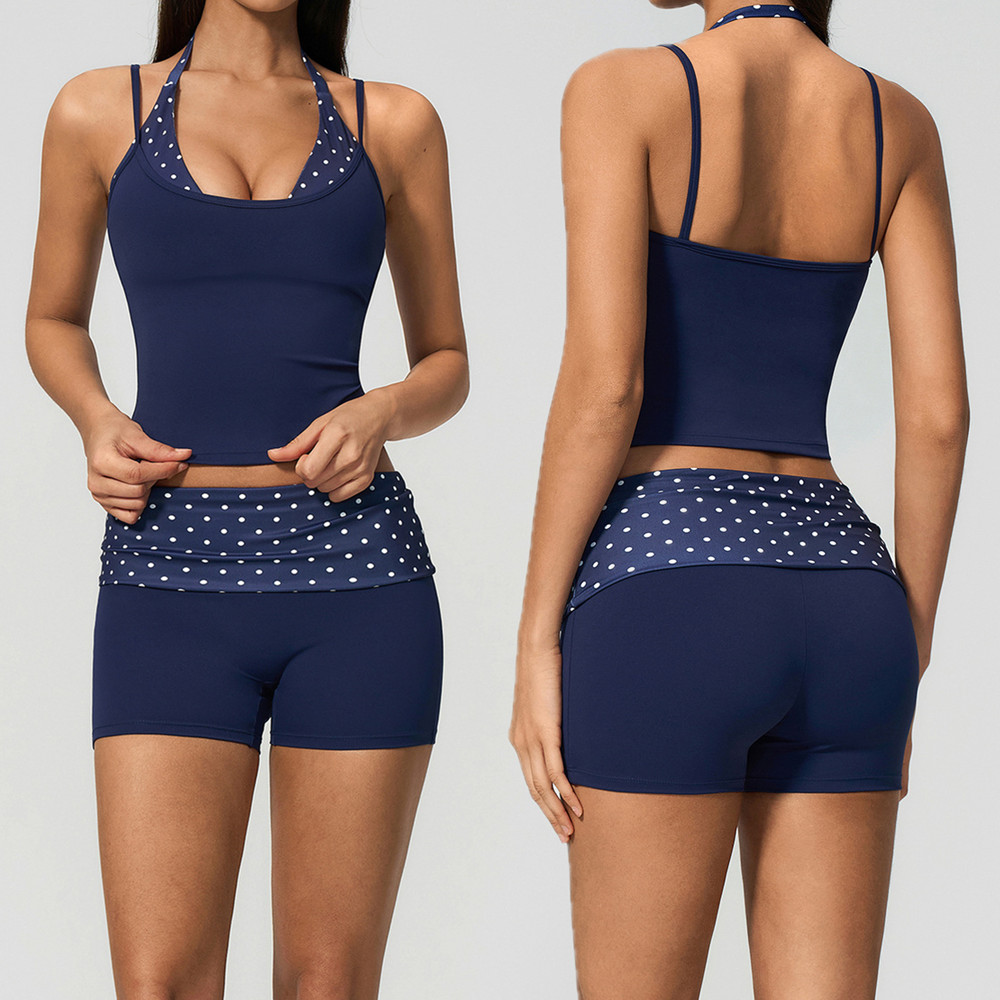 Polka Dot Women Strap Halter Y - Running Belt recension och pris
