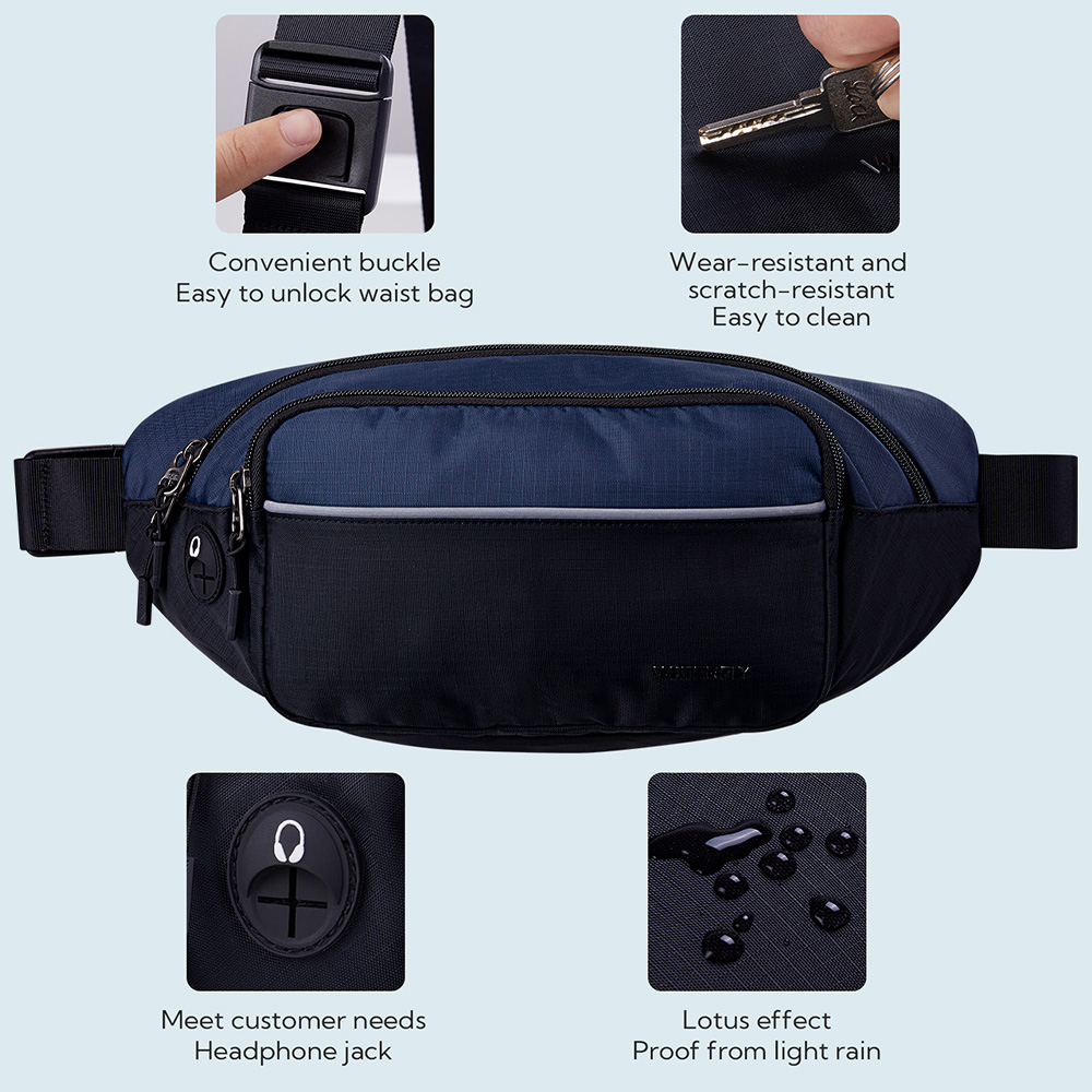 WATERFLY Fanny Pack Waist Bag  - Running Belt recension och pris