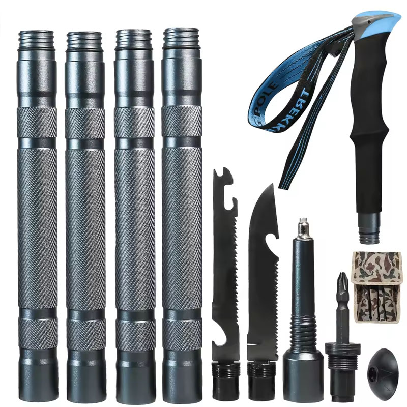 Multifunctional Aluminum Trekk - Trekking Pole Carbon recension och pris