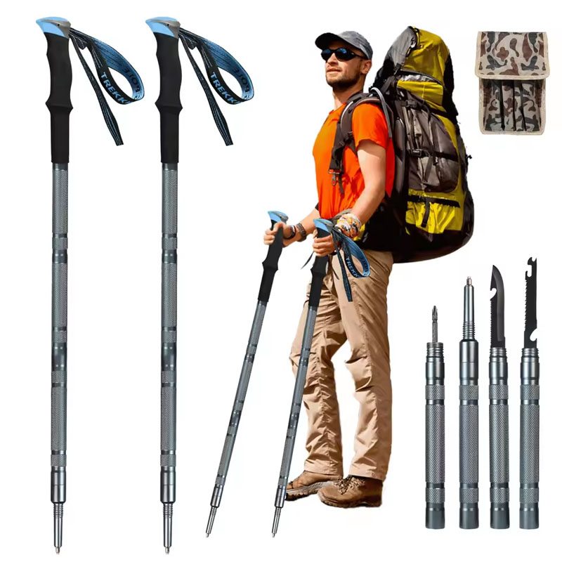 Multifunctional Aluminum Trekk - Trekking Pole Carbon recension och pris